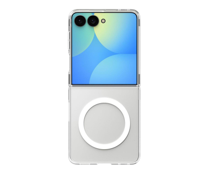Etui do telefonów Spigen Air Skin MagSafe do Samsung Galaxy Z Flip8 clear white